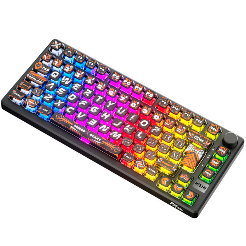 Teclado Royal Kludge RKM75 HE ISO-ES RGB Hephaestus Mint Switch