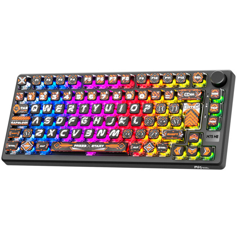 Teclado Royal Kludge RKM75 HE ISO-ES RGB Hephaestus Mint Switch