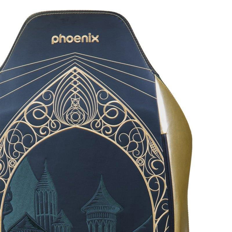 Silla Gaming Phoenix Monarch El Señor De Los Anillos Edición Rivendell XL Ergonómica Cuero Napa Y Terciopelo