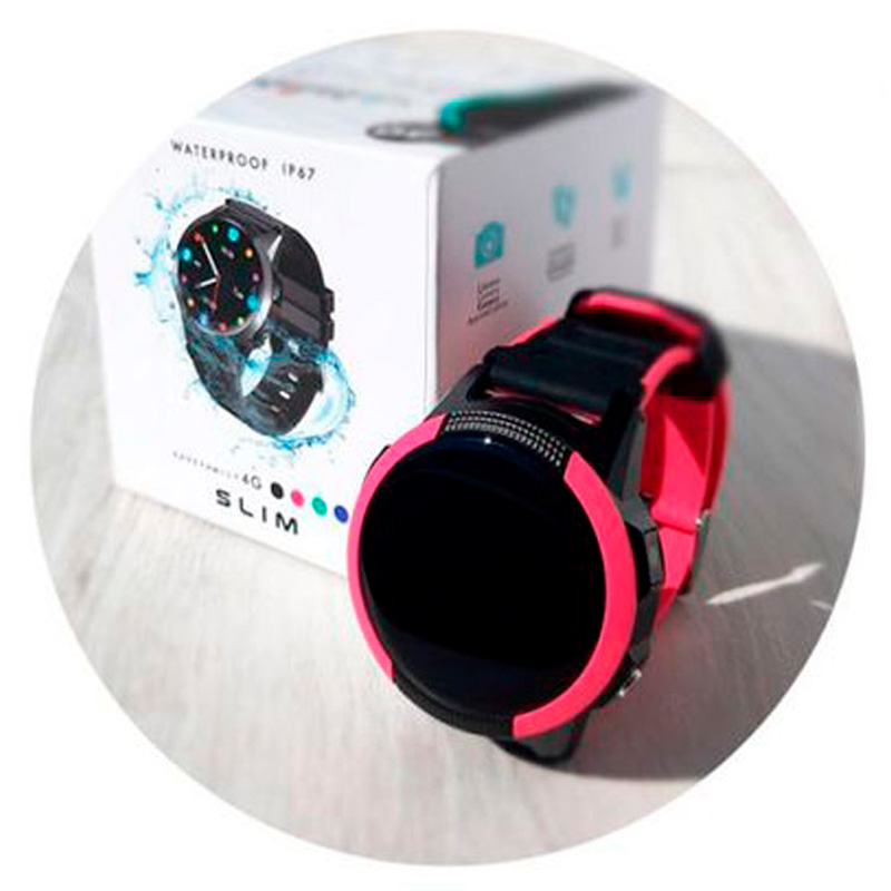 Smartwatch SaveFamily Slim Junior (+8 Años) 4G Rosa