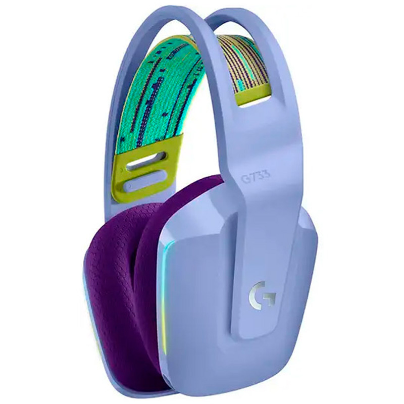 Auriculares Logitech G733 RGB LightSpeed Wireless Lila