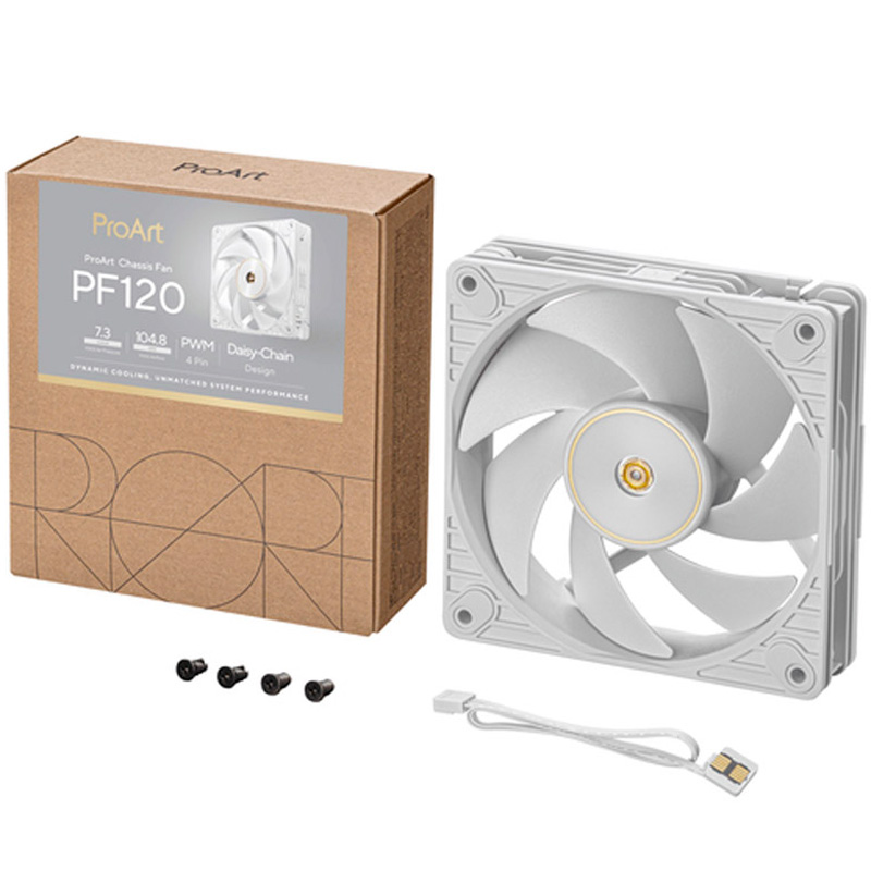 Ventilador Asus ProArt PF120 PWM 120mm Blanco