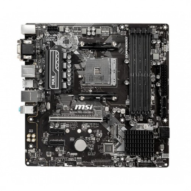 Placa Base MSI B450M PRO-VDH MAX Socket AM4 -