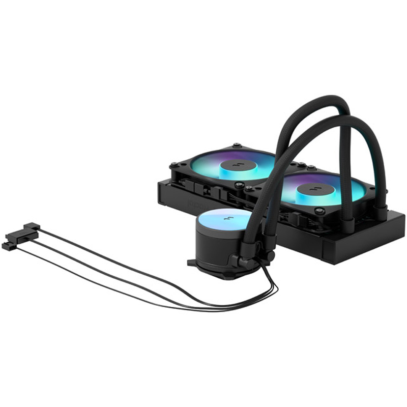 Kit Refrigeración Líquida Fractal Design Radius 240 RGB Negro