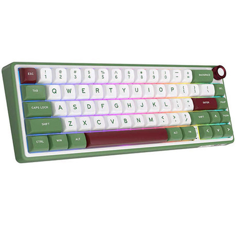Teclado Gaming Royal Kludge RKR65 ISO-ES RGB Hot-Swappable Switch Chartreuse Greensand -