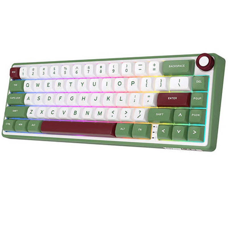 Teclado Gaming Royal Kludge RKR65 ISO-ES RGB Hot-Swappable Switch Chartreuse Greensand -
