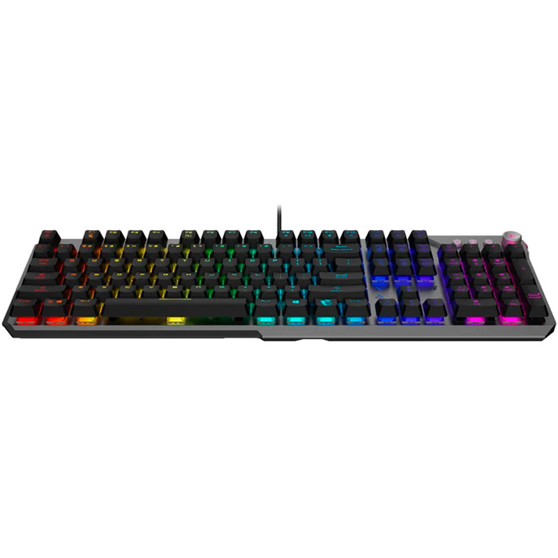 Teclado MSI Strike 600 V2 Silent RGB ISO-ES Kailh Midnight Pro USB Negro