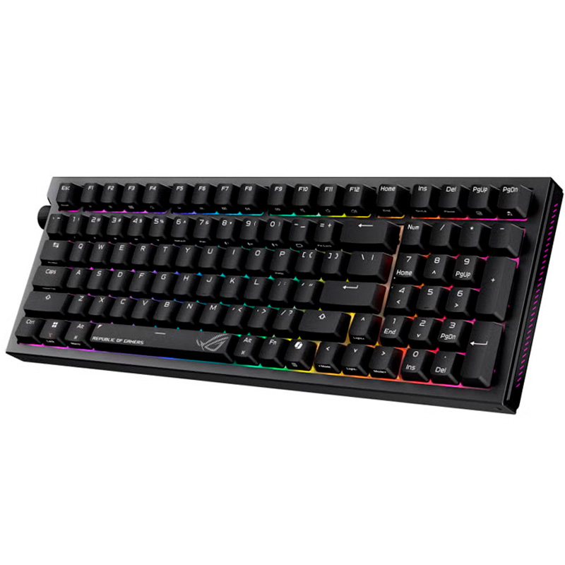 Teclado Asus ROG Strix Morph 96 RGB ISO-ES Interruptores ROG NX V2 Hot-Swap Tri-Mode Negro