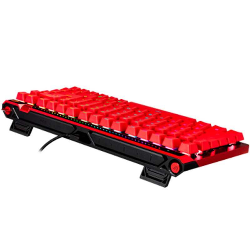 Teclado Asus ROG Falchion Ace 75 HE Red Conmutadores Magnéticos ROG HFX V2/V2X Layout US / Inglés Con Funda