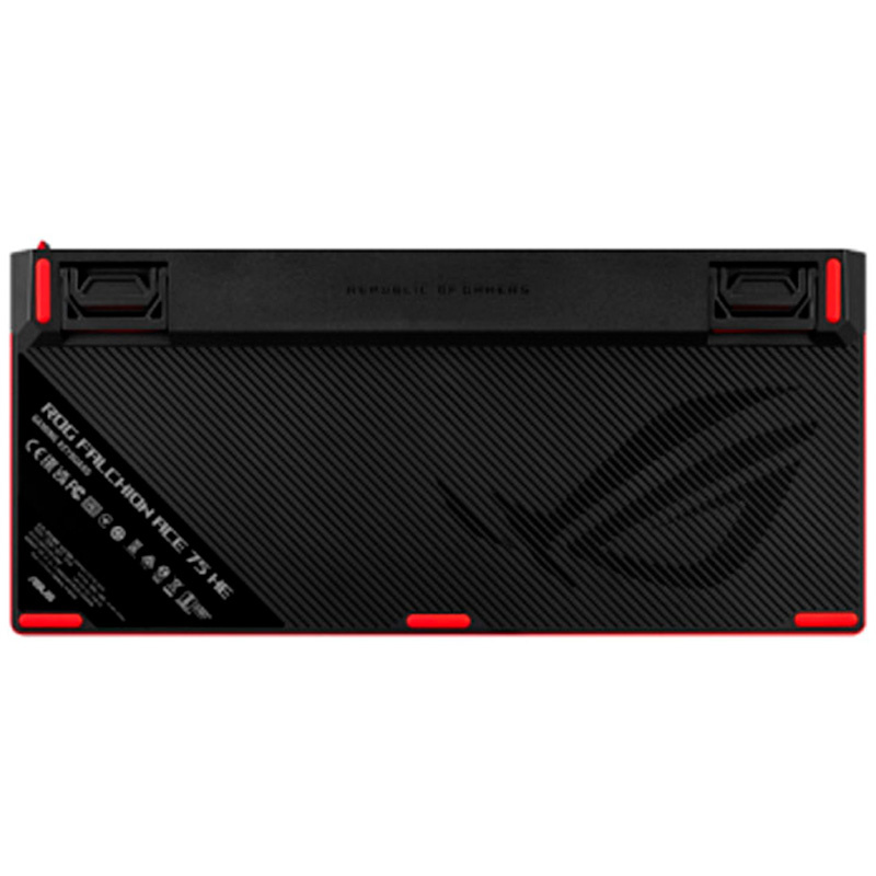 Teclado Asus ROG Falchion Ace 75 HE Red Conmutadores Magnéticos ROG HFX V2/V2X Layout US / Inglés Con Funda