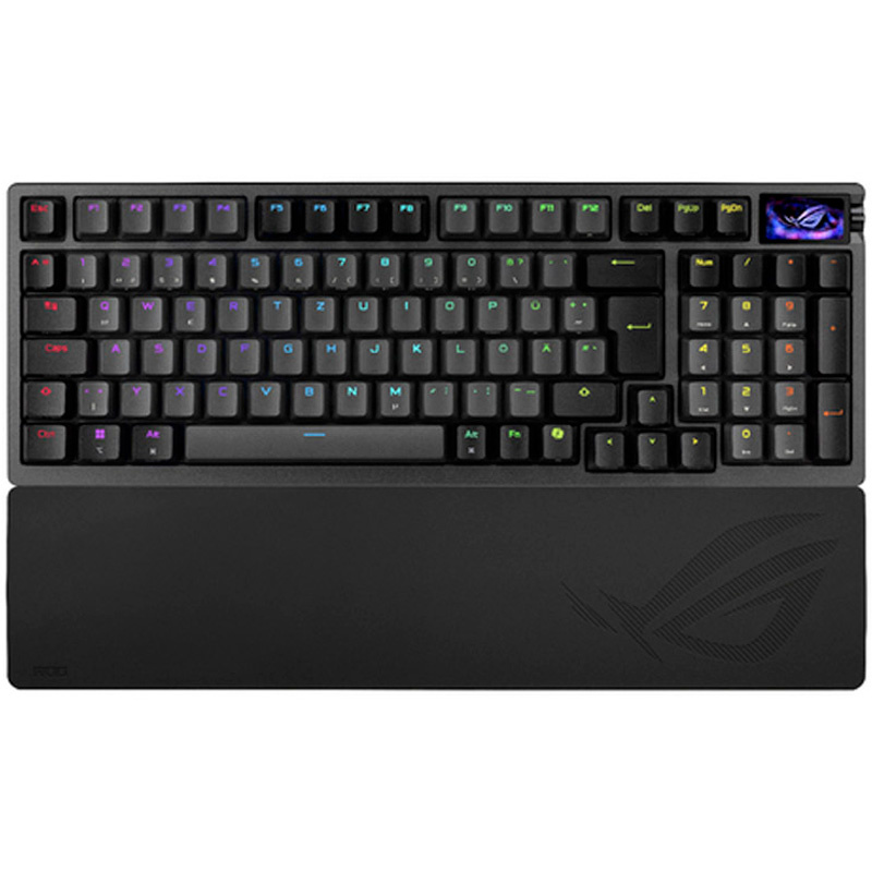 Teclado Asus ROG Azoth 96 HE Conmutadores Magnéticos ROG HFX V2 Hot-Swap Tri-Modo Reposamuñecas Layout US