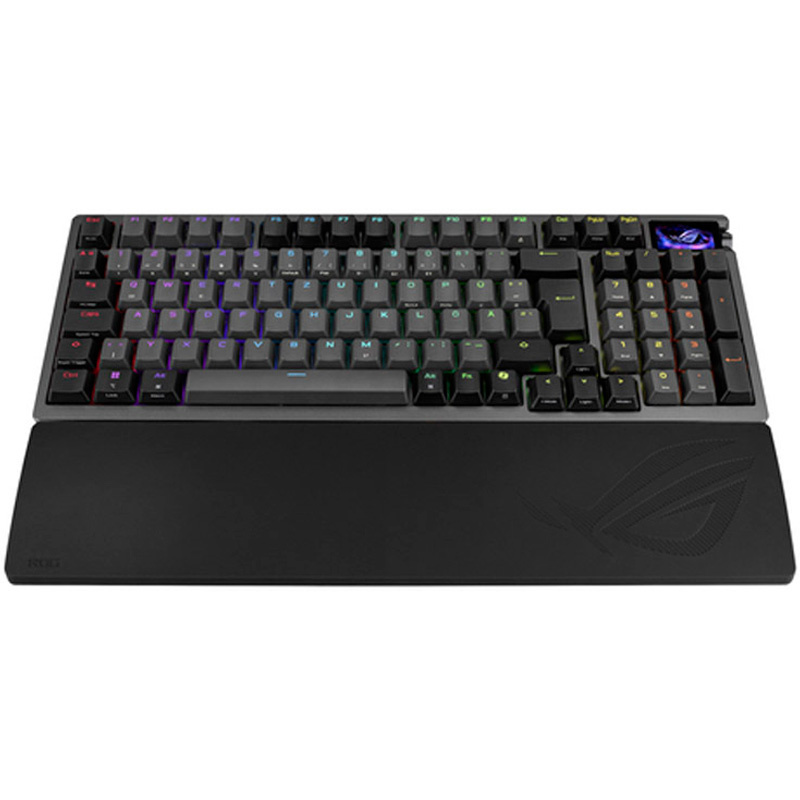Teclado Asus ROG Azoth 96 HE Conmutadores Magnéticos ROG HFX V2 Hot-Swap Tri-Modo Reposamuñecas Layout US