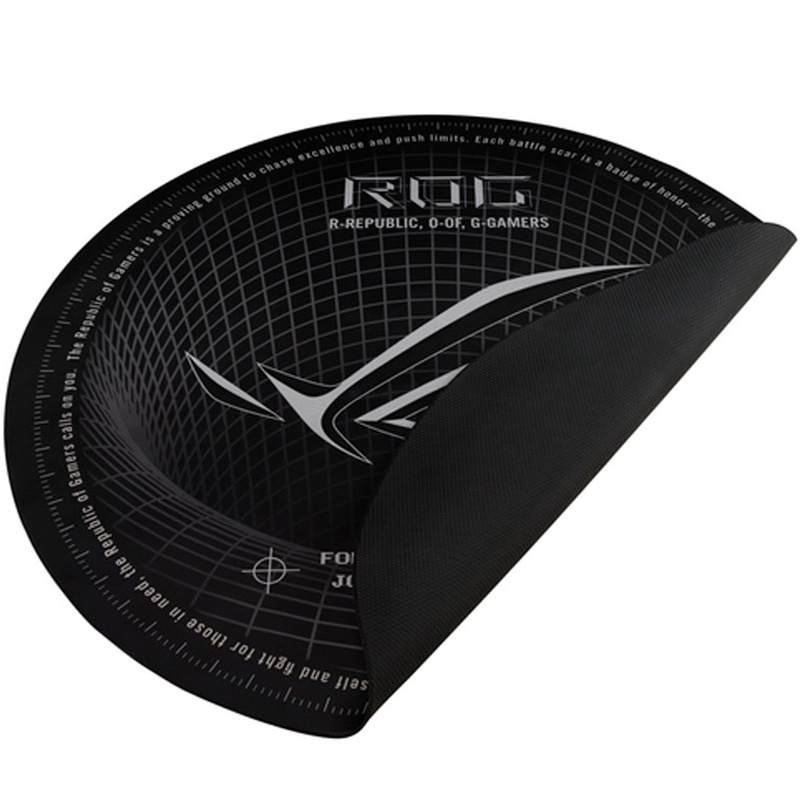 Alfombrilla Asus ROG Cosmic Mat II Antideslizante Para Suelo Negra