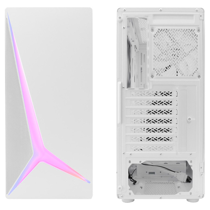 Caja/Torre Coolbox GA450 Starlight ARGB Blanca -