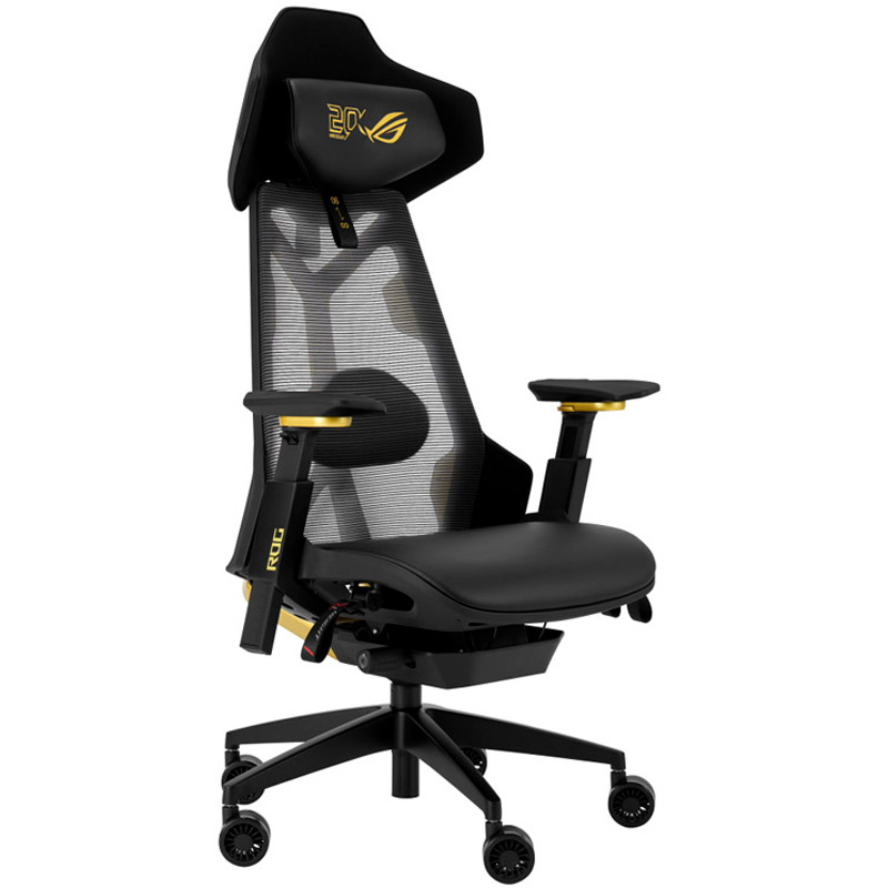 Silla Gaming Asus ROG Destrier Edición 20th Aniversario Negro / Oro