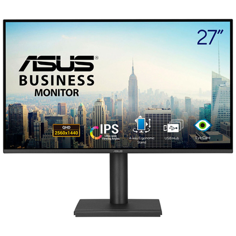 Monitor Asus Business BE27AQ 27 pulgadas QHD IPS 75Hz 5ms GTG HDR