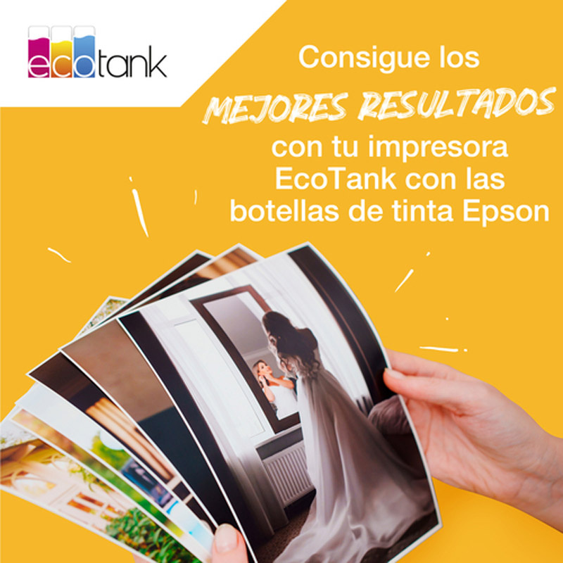 Botella Tinta Epson 107 Negro 70 ml Original