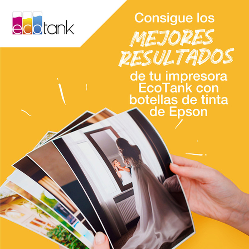 Botella Tinta Epson 102 EcoTank Pack 4 Originales Negro/Cian/Magenta/Amarillo