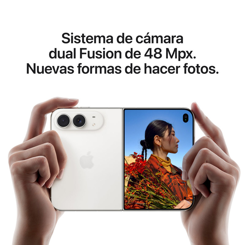 Smartphone/Móvil Apple iPhone Duo 7.6 pulgadas Plegable 1TB 5G Blanco Estrella