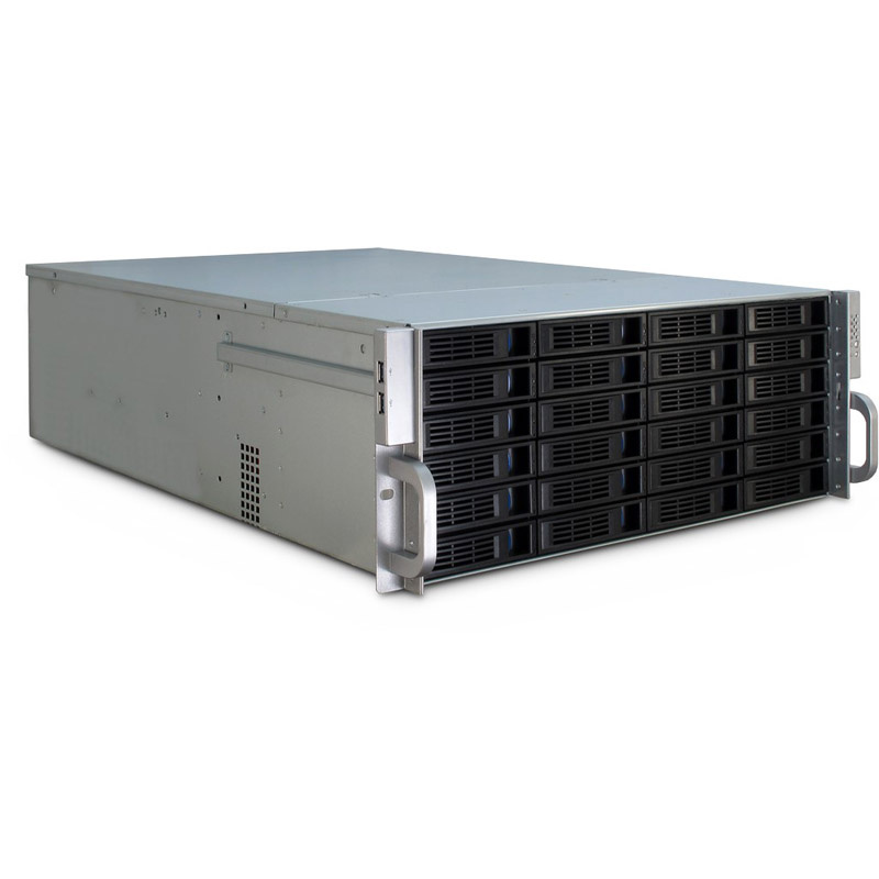 Caja Rack Inter-Tech IPC 4U-4424 Formato 4U 24x Bahías Hot-Swap