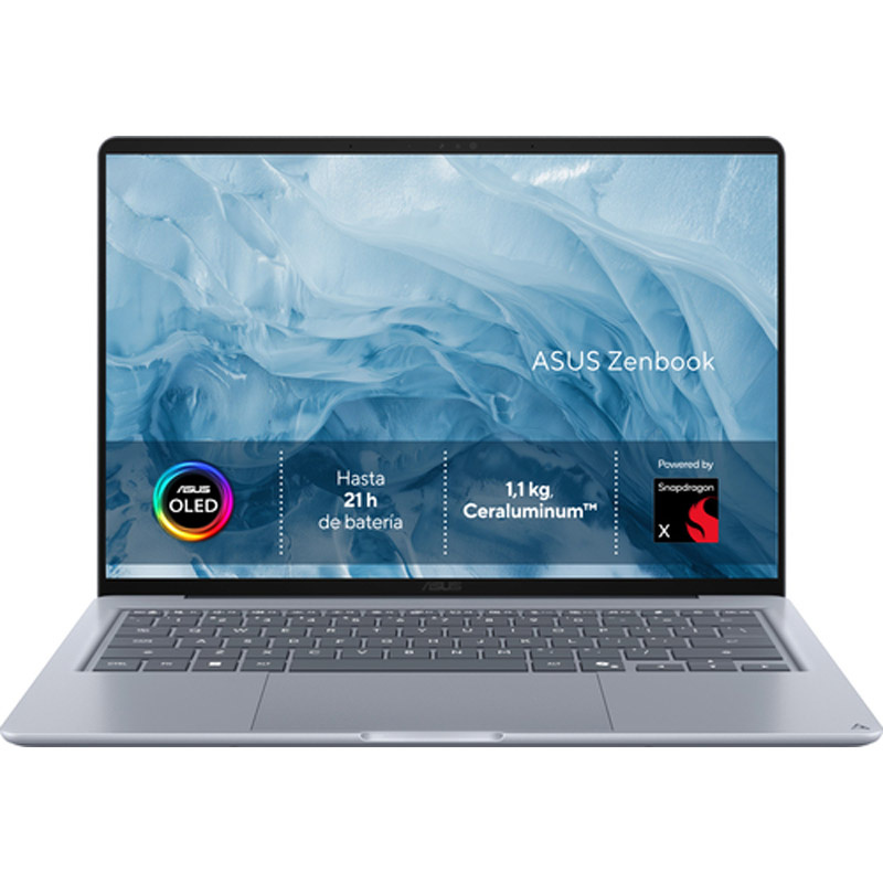 Portátil Asus Zenbook 14 OLED UX3480AA-U1537 Intel Core Ultra 7 355 16GB 512GB 14 pulgadas OLED FreeDOS