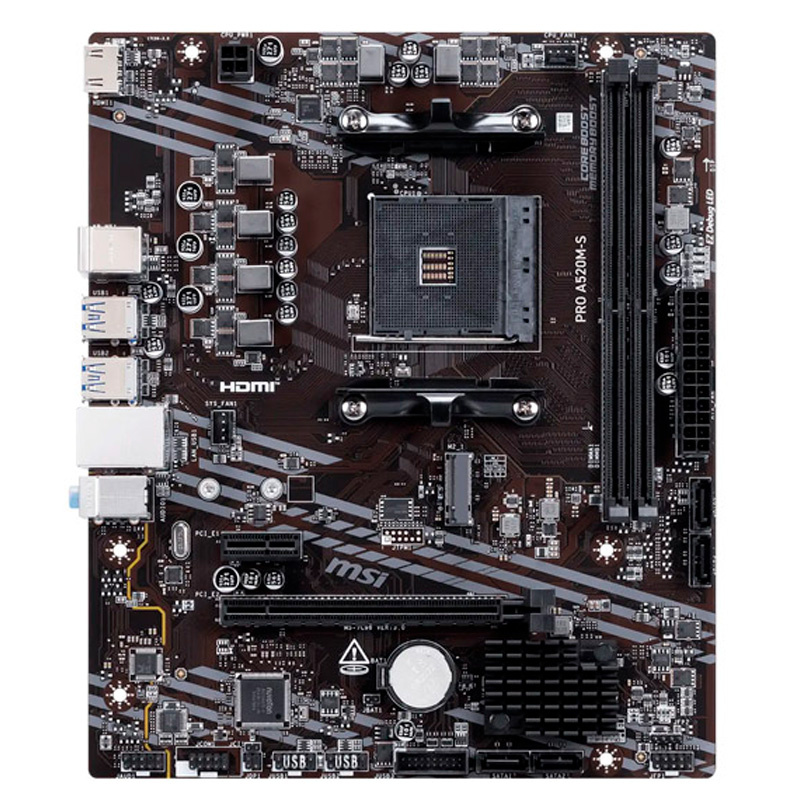 Placa Base MSI PRO A520M-S mATX Socket AM4