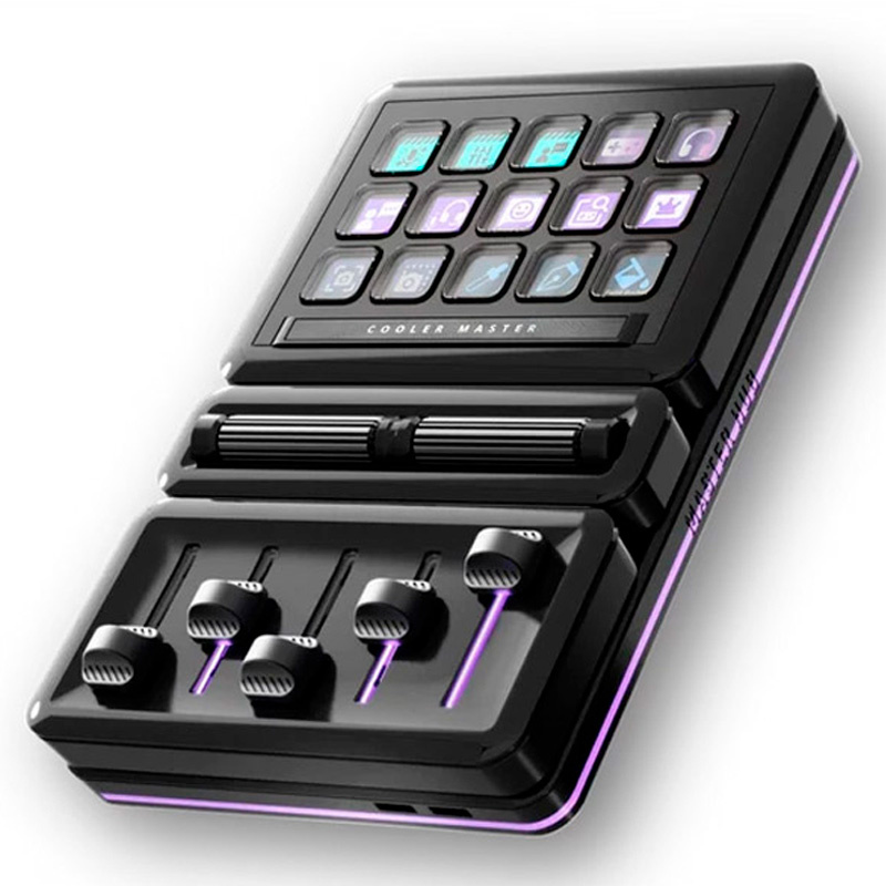 Controlador  Cooler Master MasterHUB Streamer Kit USB-C Negro