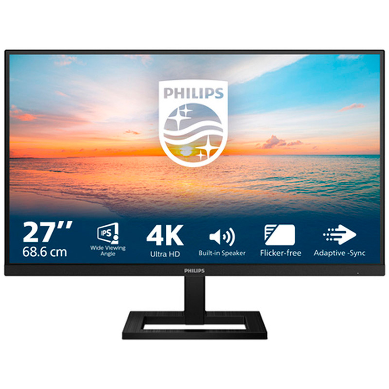 Monitor Philips Serie 1000 27E1N1800AE 27 pulgadas 4K UHD IPS 60Hz 4ms GtG