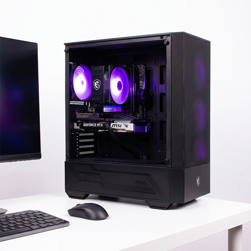 COOLPC PBMSI II - Ryzen 7 5700X / GeForce RTX 5060 Ti 8GB / 32GB / SSD 1TB / W11P + MAG 275QF E20