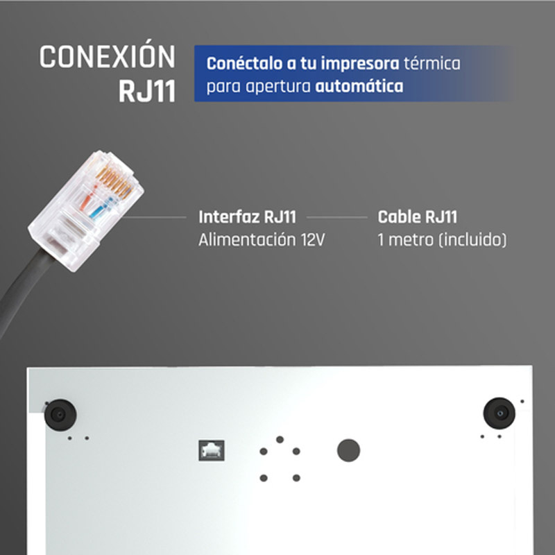 Cajón Portamonedas iggual IRON-50PW 5+8 Blanco Puro