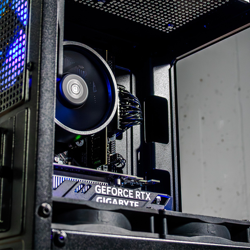 COOLPC Black 24Hr - Ryzen 5 5500 / GeForce RTX 3050 6GB / 16GB / SSD 500GB / W11P