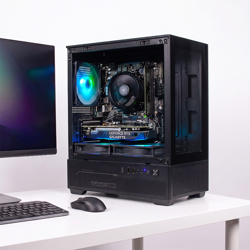 COOLPC Black 24Hr - Ryzen 5 5500 / GeForce RTX 3050 6GB / 16GB / SSD 500GB / W11P