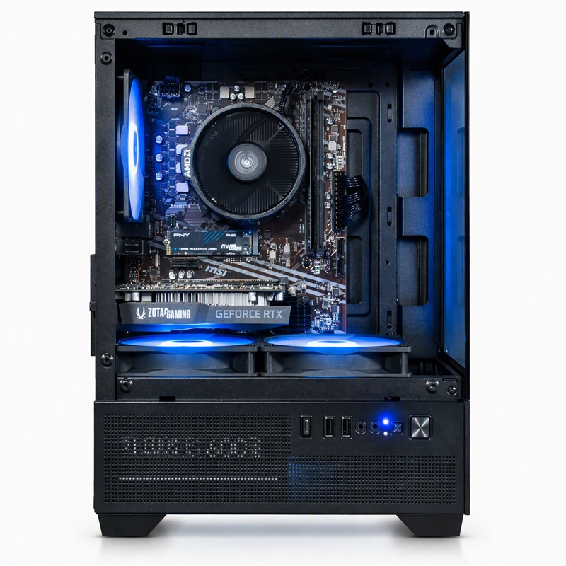 COOLPC Black 24Hr - Ryzen 5 5500 / GeForce RTX 3050 6GB / 16GB / SSD 500GB / W11P