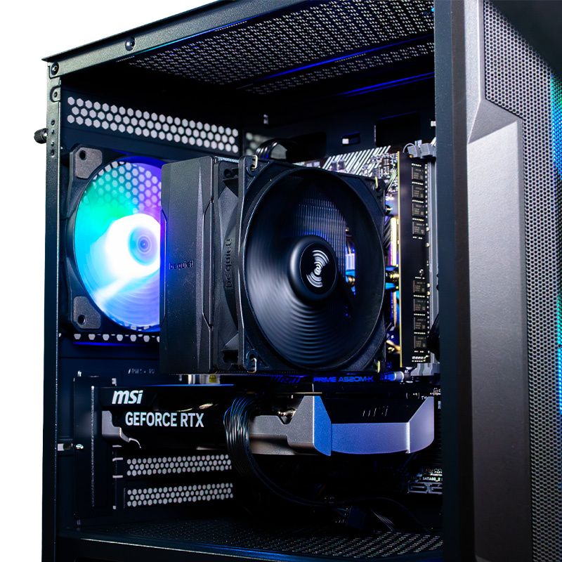 COOLPC Black I 24Hr - Ryzen 5 5500F / GeForce RTX 5060 8GB / 16GB / SSD 1TB / W11P