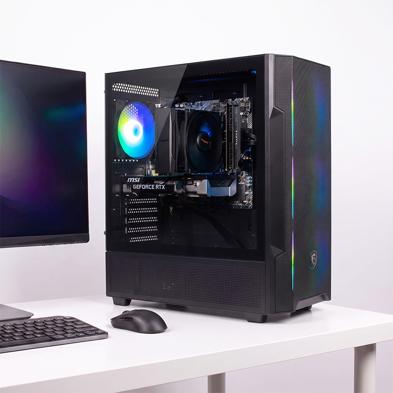 COOLPC Black I 24Hr - Ryzen 5 5500F / GeForce RTX 5060 8GB / 16GB / SSD 1TB / W11P