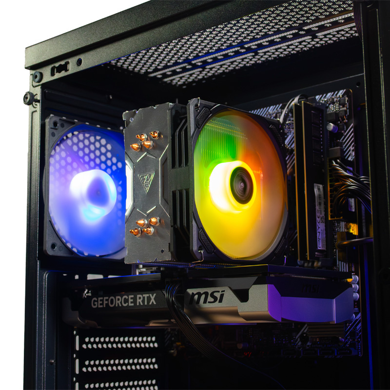 COOLPC Black II 24Hr - Ryzen 7 5700X / GeForce RTX 5060 Ti 8GB / 32GB / SSD 1TB / W11P
