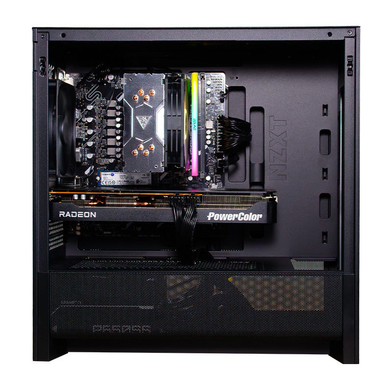 COOLPC Black III 24Hr - Ryzen 5 8400F / Radeon RX 9070 GRE 12GB / 24GB / SSD 1TB / W11P