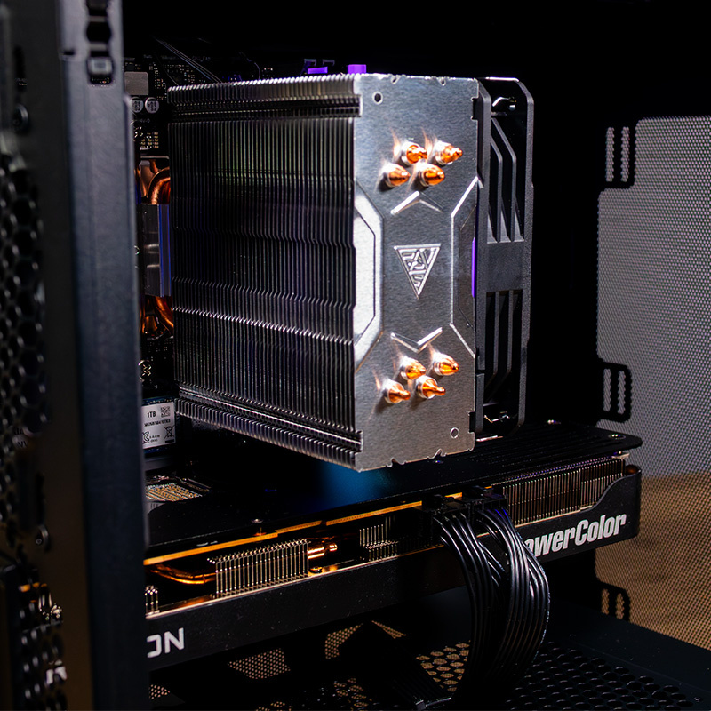 COOLPC Black III 24Hr - Ryzen 5 8400F / Radeon RX 9070 GRE 12GB / 24GB / SSD 1TB / W11P
