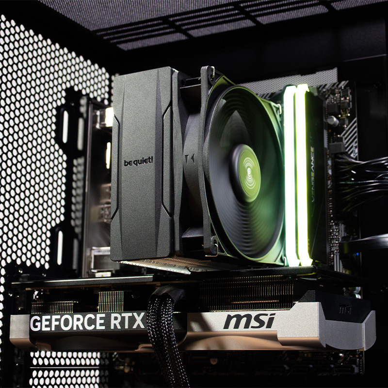 COOLPC Black IV 24Hr - Ryzen 7 5700X / GeForce RTX 5070 12GB / 32GB / SSD 1TB / W11P