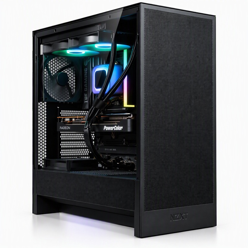 COOLPC Black V 24Hr - Ryzen 5 7600 / Radeon RX 9070 XT 16GB / 24GB / SSD 1TB / W11P