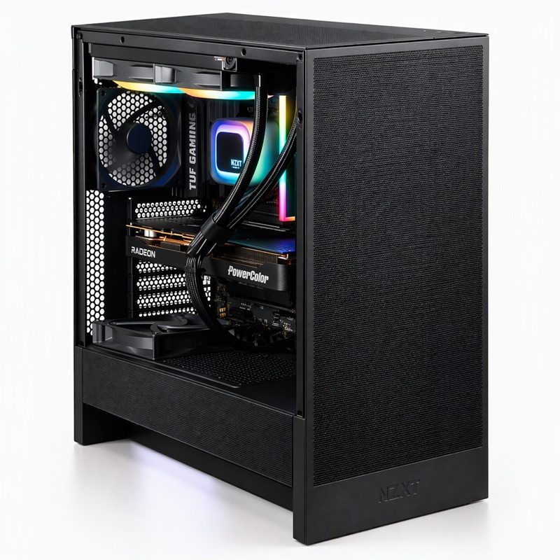 COOLPC Black V 24Hr - Ryzen 5 7600 / Radeon RX 9070 XT 16GB / 24GB / SSD 1TB / W11P