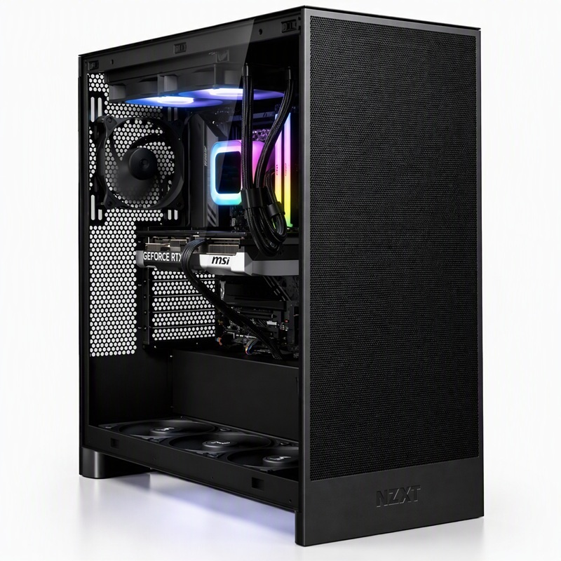 COOLPC Black VI 24Hr - Ryzen 7 7800X3D / GeForce RTX 5070 12GB / 48GB / SSD 1TB / W11P