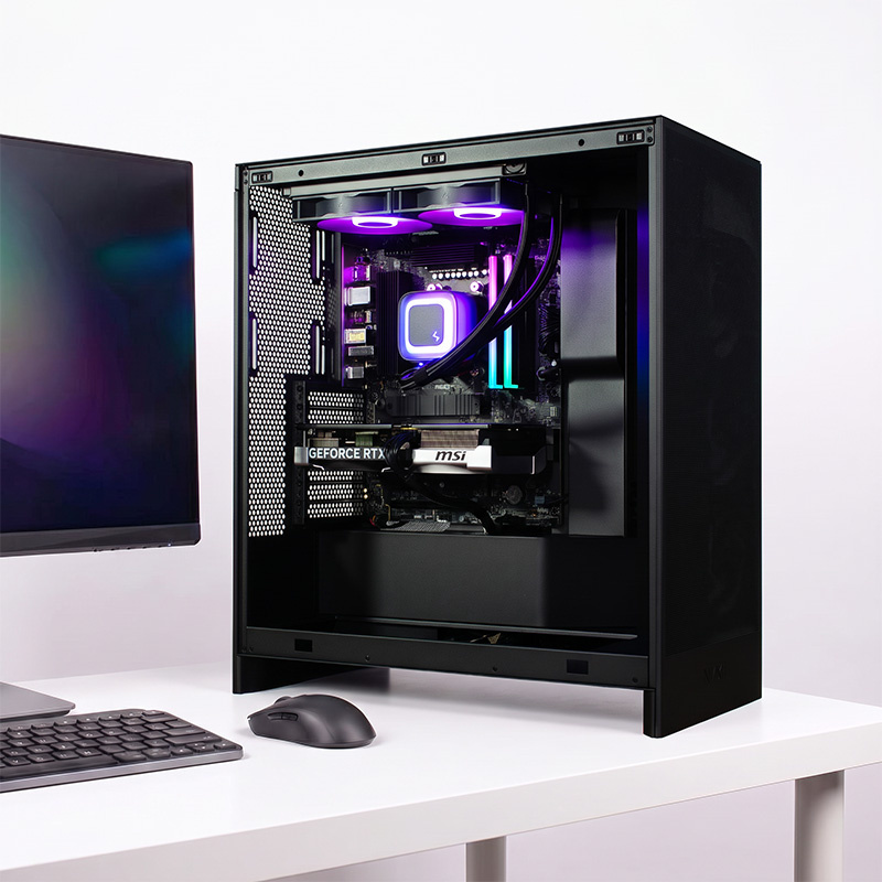 COOLPC Black VI 24Hr - Ryzen 7 7800X3D / GeForce RTX 5070 12GB / 48GB / SSD 1TB / W11P