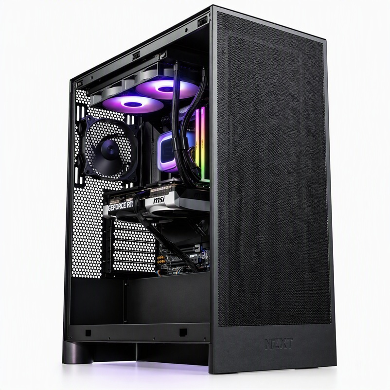COOLPC Black VI 24Hr - Ryzen 7 7800X3D / GeForce RTX 5070 12GB / 48GB / SSD 1TB / W11P