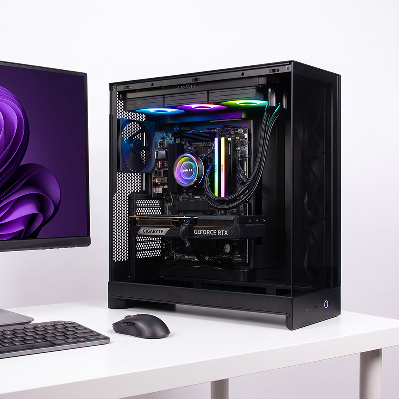 COOLPC Black VII 24Hr - Ryzen 7 9800X3D / GeForce RTX 5070 Ti 16GB / 48GB / SSD 1TB / W11P