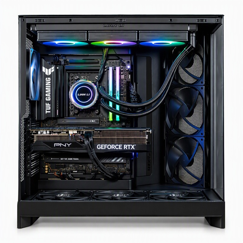 COOLPC Black VII 24Hr - Ryzen 7 9800X3D / GeForce RTX 5070 Ti 16GB / 48GB / SSD 1TB / W11P