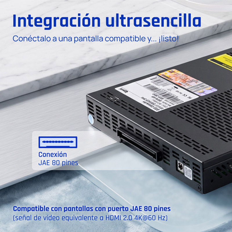 Pantalla iggual OPS ORCHID Intel Core i5-1250PE 8GB 256GB JAE 80-Pin W11P