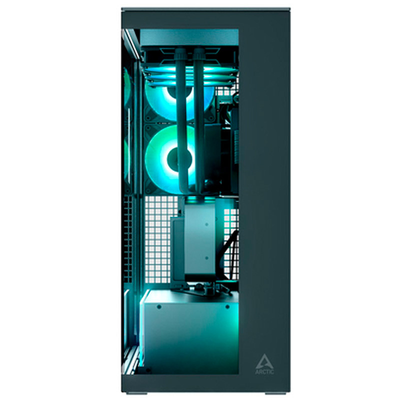 Caja/Torre Arctic Xtender Premium VG Black Clear ARGB Negro