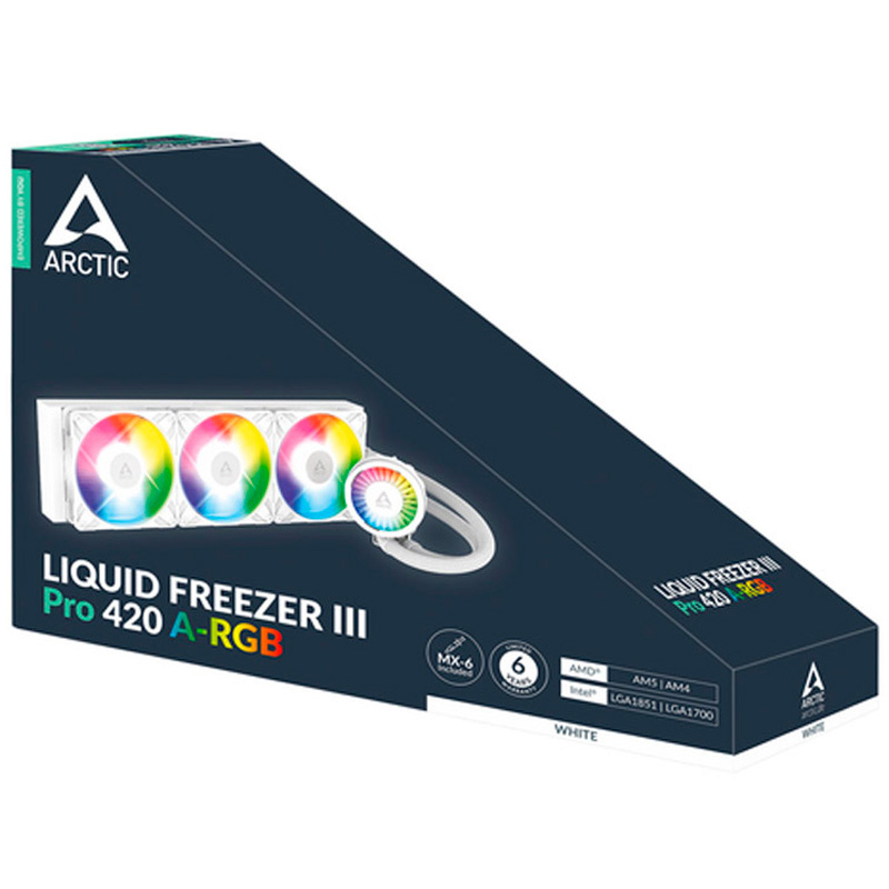 Kit Refrigeración Líquida Arctic Liquid Freezer III Pro 420 ARGB Blanco