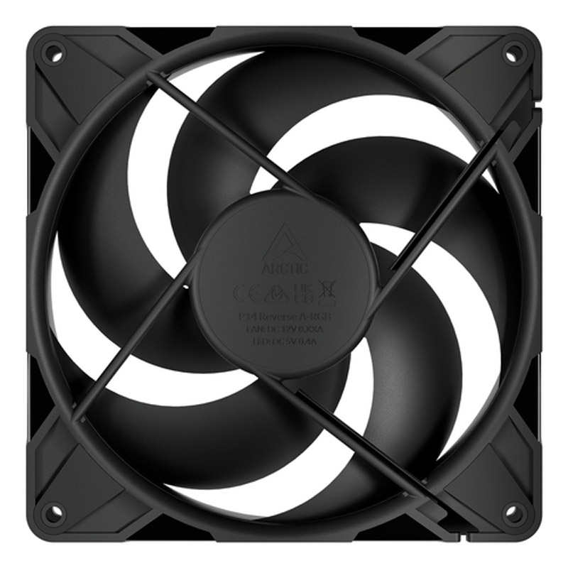 Ventilador Arctic P14 Pro Reverse PWM PST 140mm Triple Pack Negro